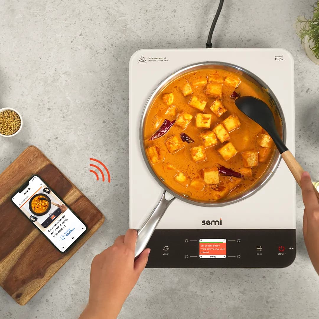 Semi in a modern kitchen